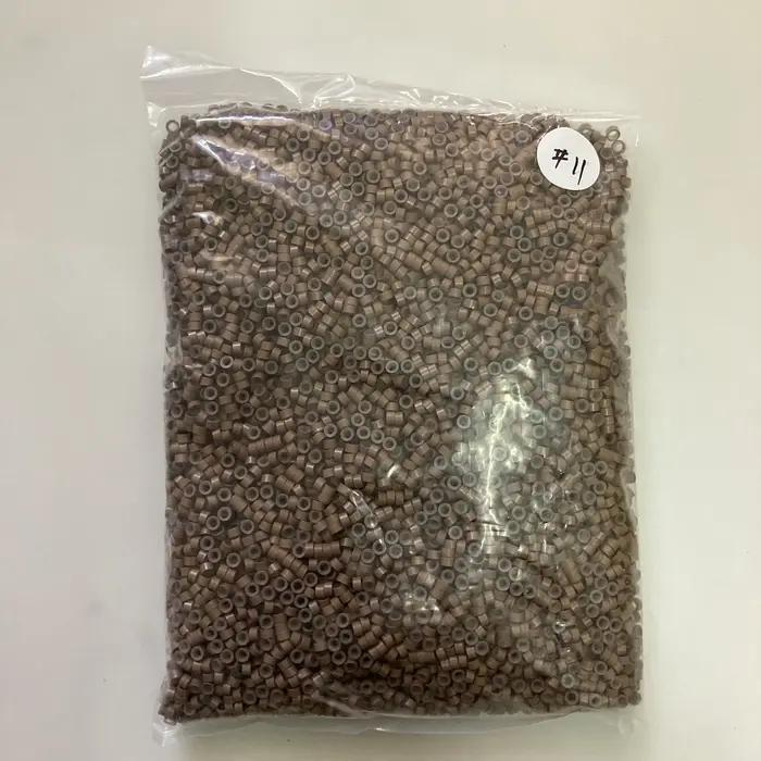 10000 pièces/sac 5mm Micro anneau perles Extensions de cheveux outils