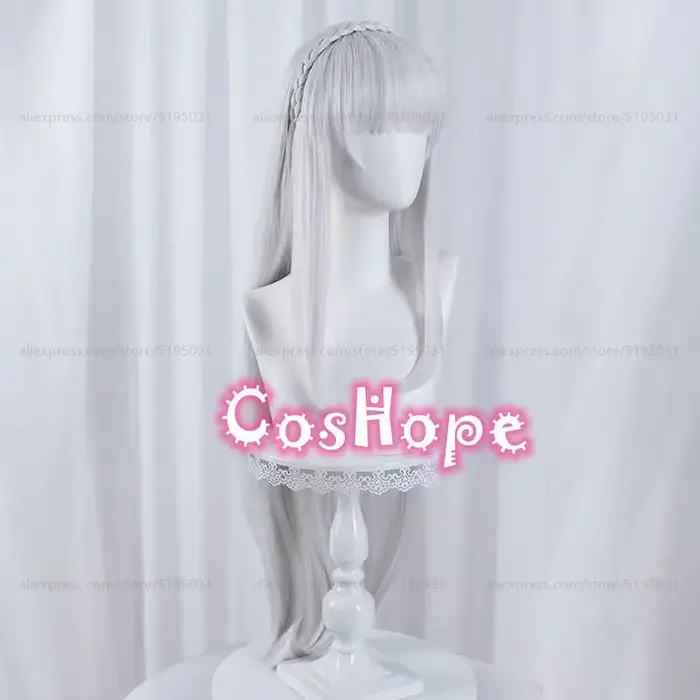 Perruque de Cosplay Emilia