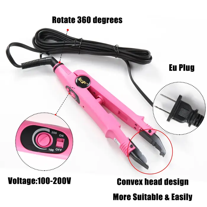Outil professionnel d'extension de cheveux