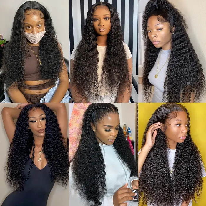 Extensions brésiliennes de cheveux humains crépus bouclés