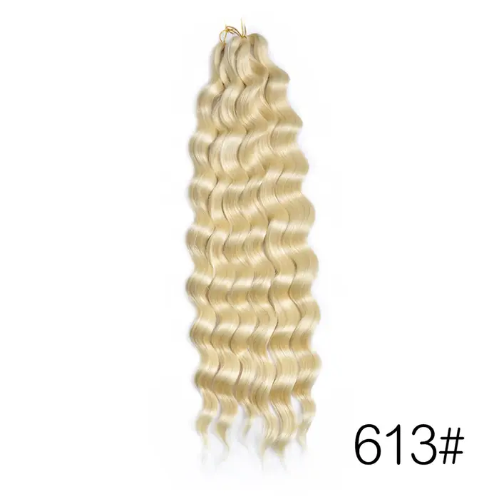 22 « Jessica Hair Deep Wavy Twist Synthetic Crochet