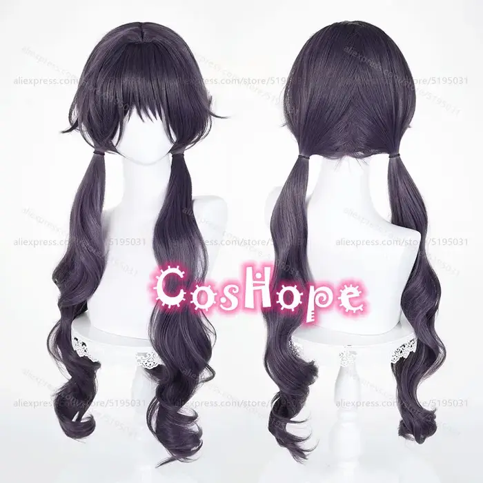 Waguri Kaoruko Cosplay perruque plusieurs Styles violet gris