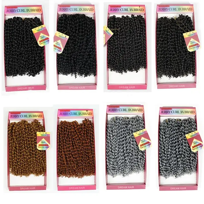 Qp Hair-Extensions de Cheveux Synthétiques Bouclés