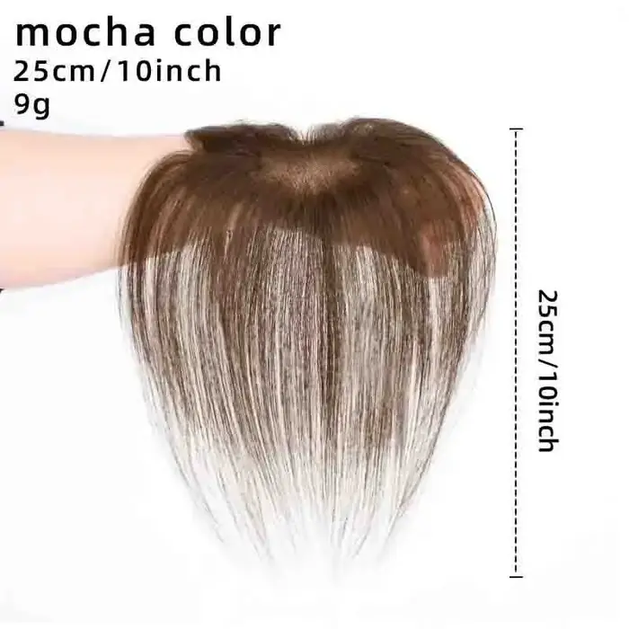 100% vrais cheveux humains Topper pour les femmes