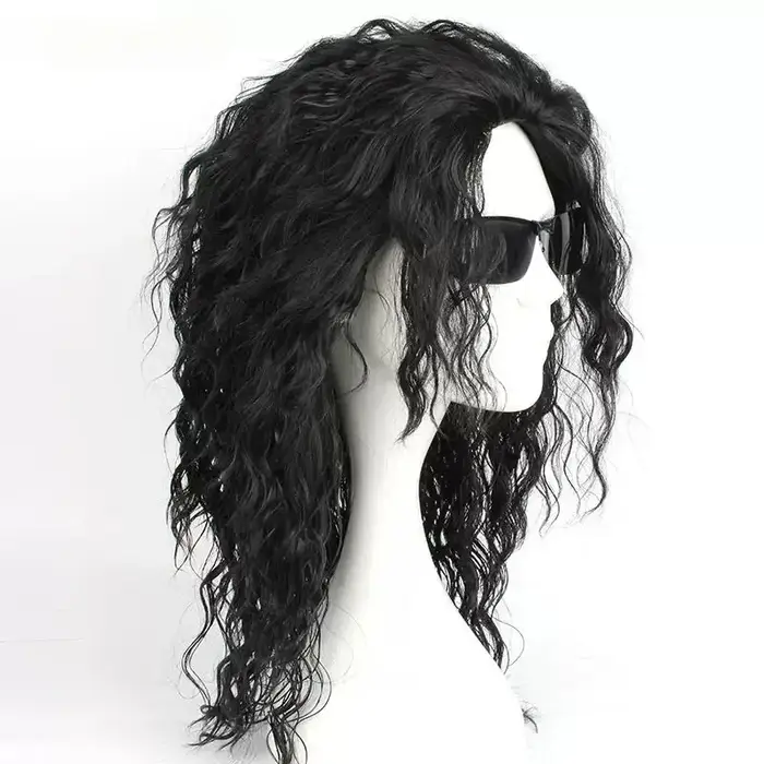 Perruque noire Michael Jackson Cosplay