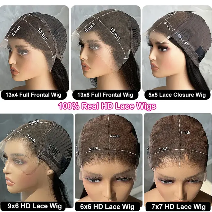 Perruque Naturelle Lisse Ultra Ajustée pour Femme, Cheveux Humains, 13x6, HD, Pre-Plucked, 3D, avant