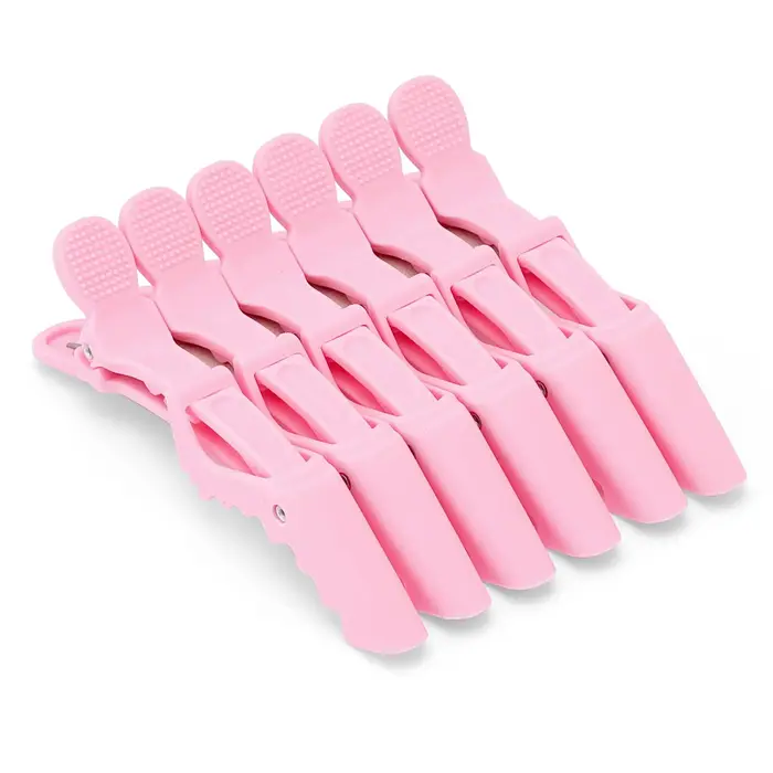 Pinces à cheveux professionnelles pour barbier, pinces de coiffure, pince de section de cheveux pour