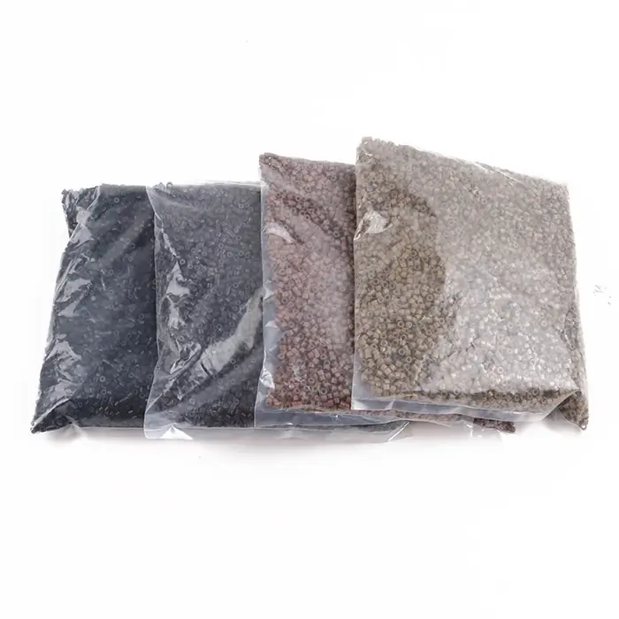 10 000 pièces/sac, micro-anneaux pour extensions de cheveux