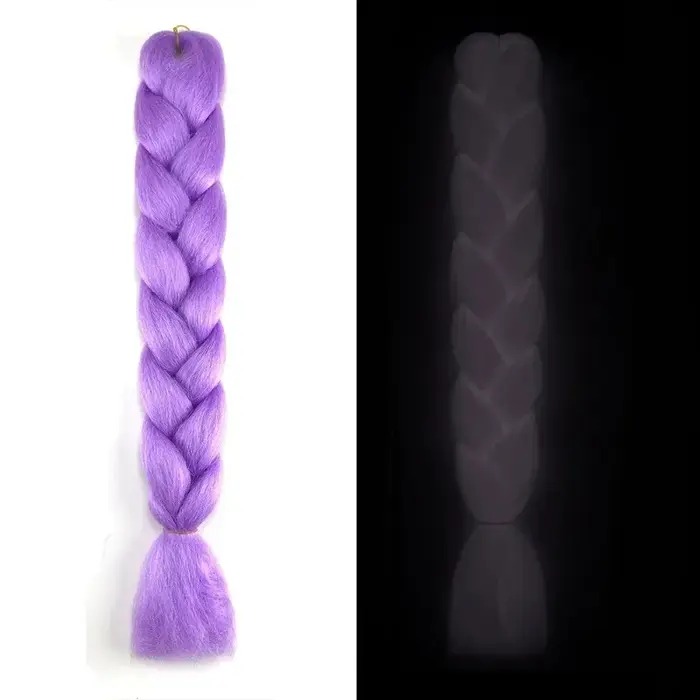 Extensions de cheveux tressés lumineux