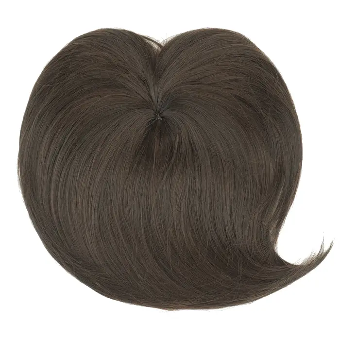 Soowee cheveux synthétiques Topper avec frange Invisible 3D cheveux toupet postiches fermetures de c