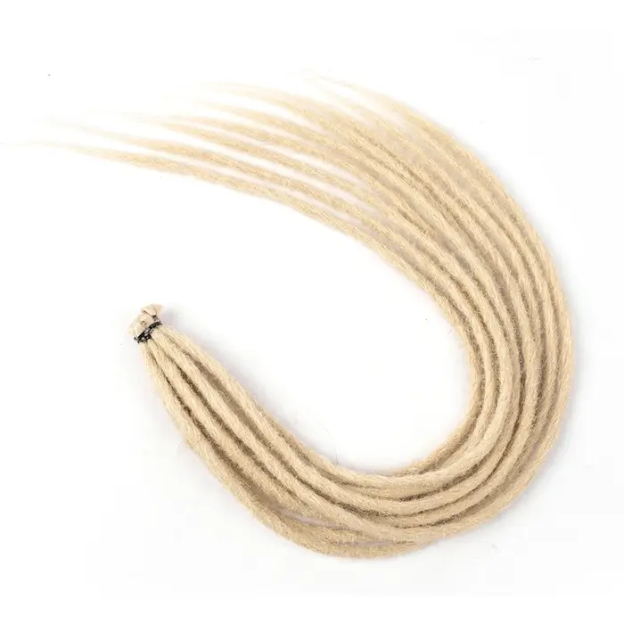 Dreadlock synthétique à extrémité unique, extensions de dreadlocks ombrées, style reggae, cheveux au