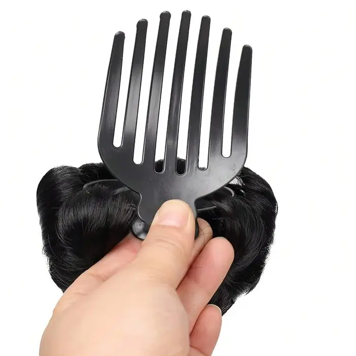Pince à cheveux synthétique en forme de fleur