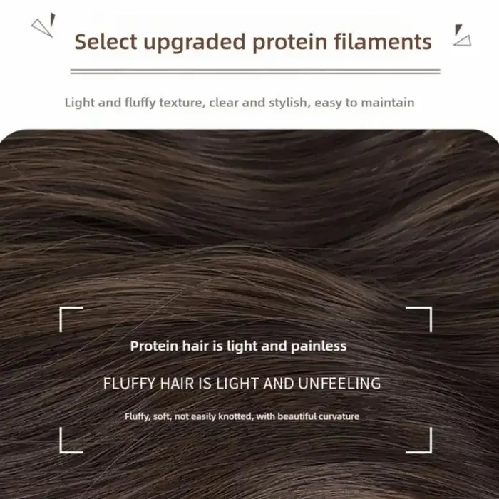 Extension capillaire synthétique longue et bouclée