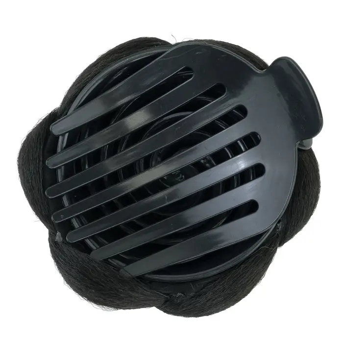 Soowee Chouchou pour cheveux tressés - Postiche à griffes pour un chignon facile et un coiffage