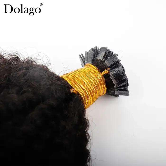 Dolago-Extensions de cheveux afro crépus bouclés pour femmes