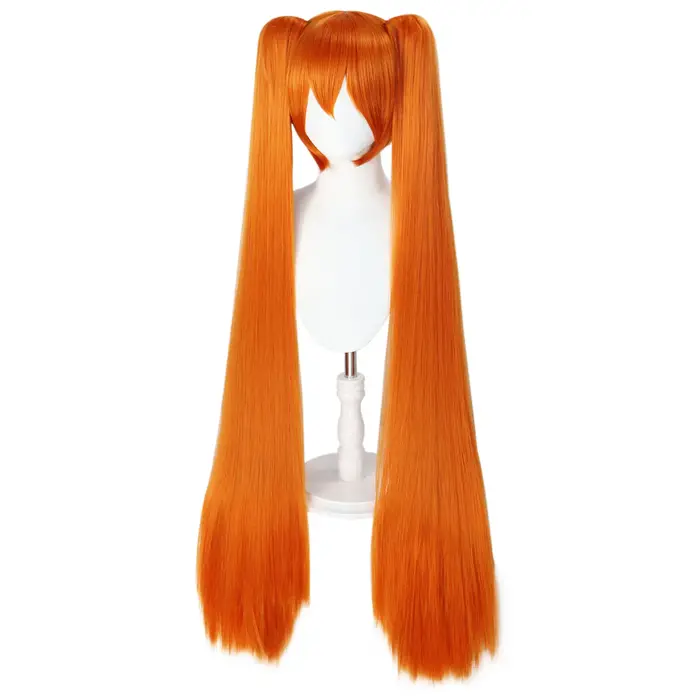 Perruque de Cosplay Anime Osana Najimi, perruques longues Orange de 110cm pour femmes, perruque de Cosplay Anime, cheveux synthétiques résistants à la chaleur