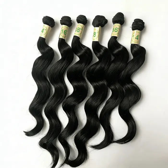 Adorables tissages et mélange de cheveux synthétiques