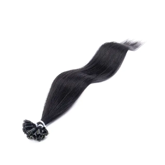 Extensions capillaires pré-collées sans couture U Tip Hot Fusion pour femmes