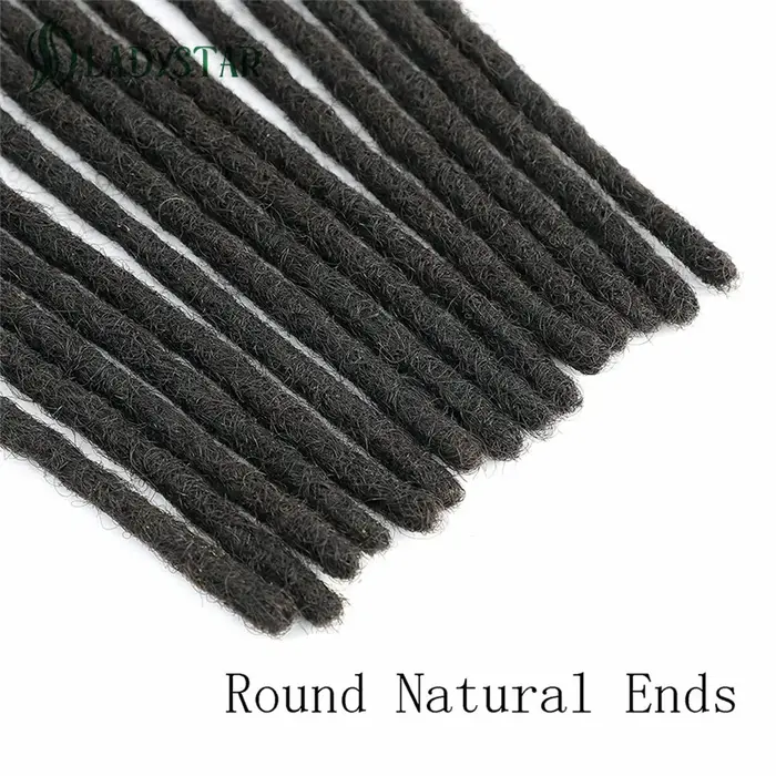 Extensions de dreadlocks de cheveux humains