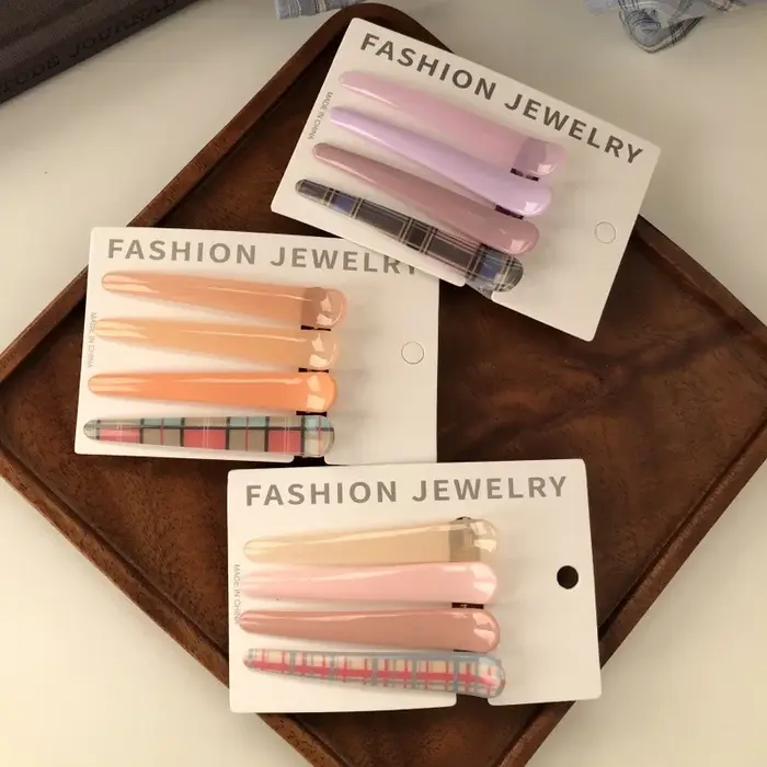 Pinces à cheveux couleur bonbon