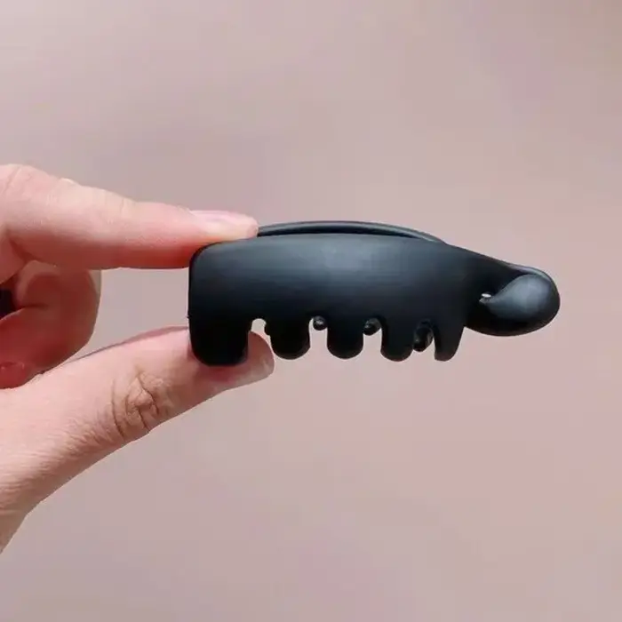 Pinces à cheveux banane, petite taille, pinces verticales pour femmes, pinces élégantes pour queue de cheval haute, pinces torsadées, accessoire capillaire simple