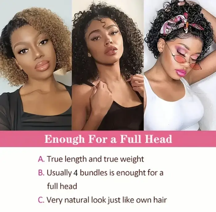 Extensions de cheveux synthétiques Jerry Curly