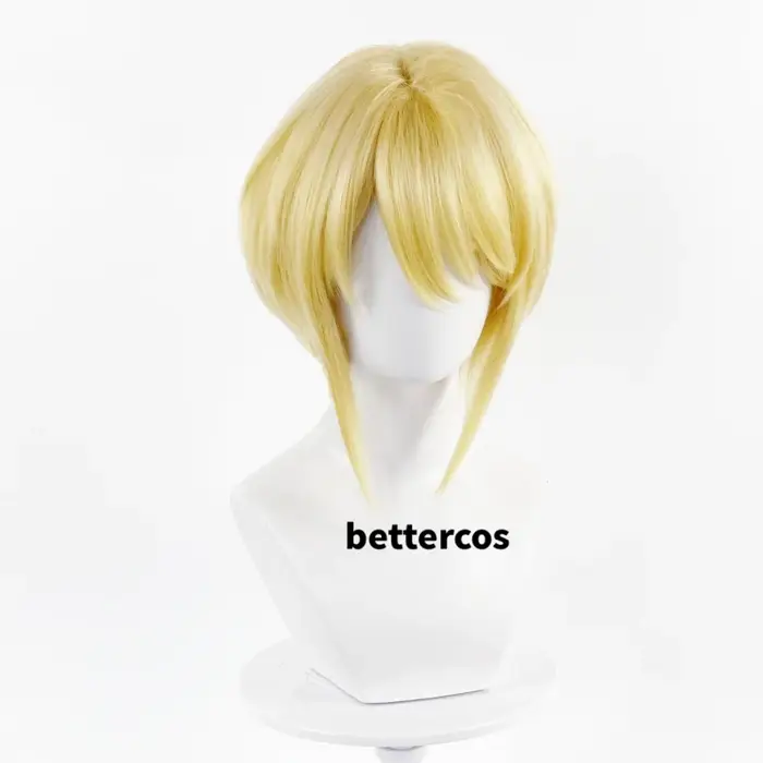 William James Moriart Cosplay perruque Anime MORIARTY le PATRIOT Blonde cheveux synthétiques courts résistants à la
