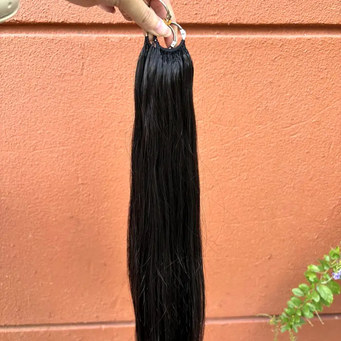 Extensions de cheveux humains au Crochet pré-séparés sans nœuds
