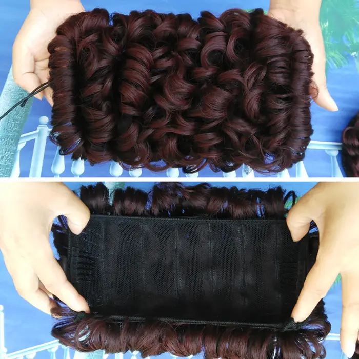 ALLATHIFY − Extensions capillaires synthétiques bouclées pour femmes