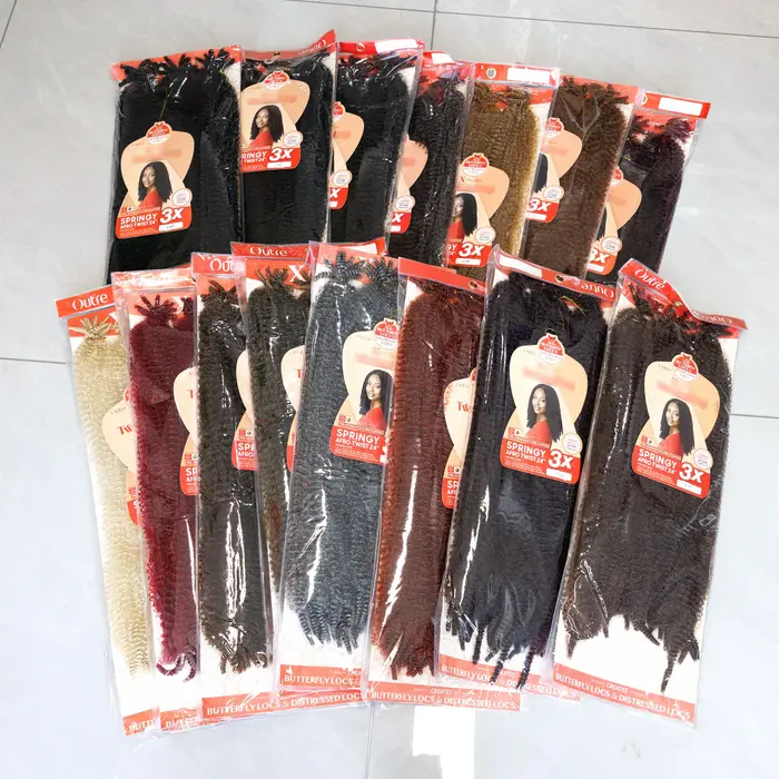 Extensions capillaires synthétiques Afro torsadées de printemps