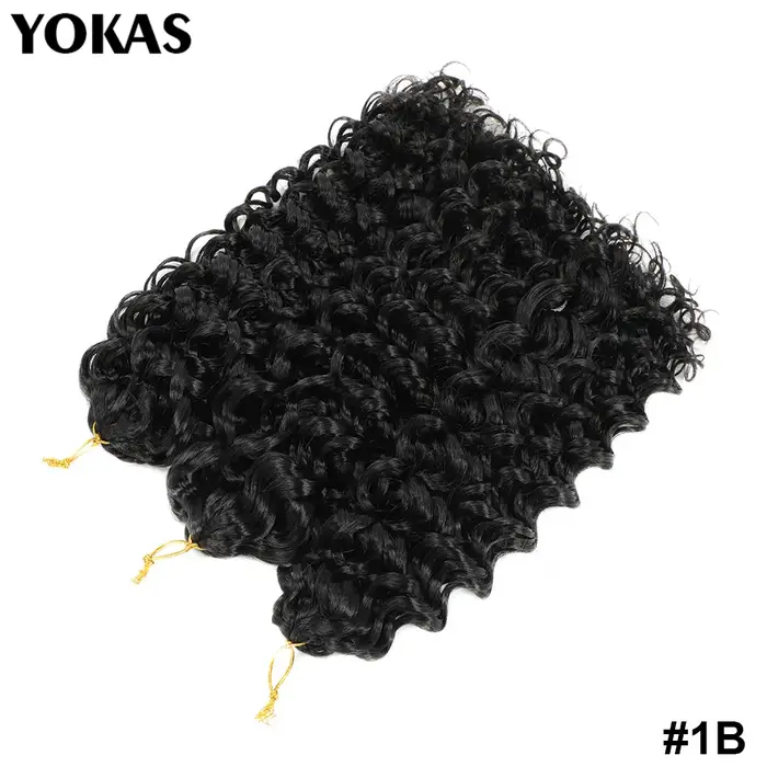 GOGO Curl Extensions de cheveux synthétiques au Crochet pour femme 14 18 22 pouces Faux Locs Afro Cu