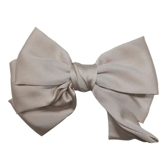 Pince à cheveux en ruban avec nœud élégant, Simple, solide, en Satin, épingle à cheveux, bandeau rét