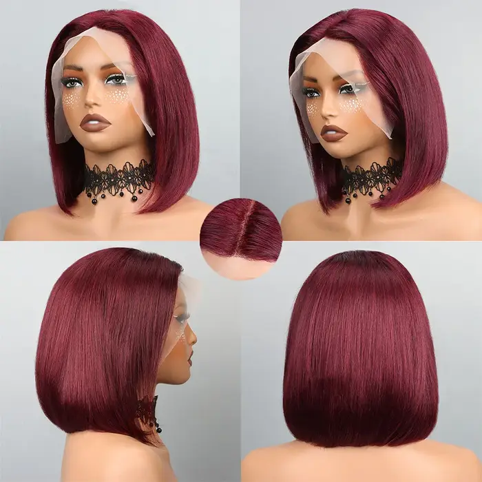 Perruque Bob Lace Frontal Wig naturelle naturelle