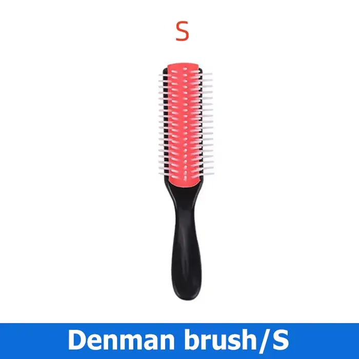 Brosse à cheveux démêlante à 9 rangées, masseur de cuir chevelu, peigne humide et droit pour femmes 