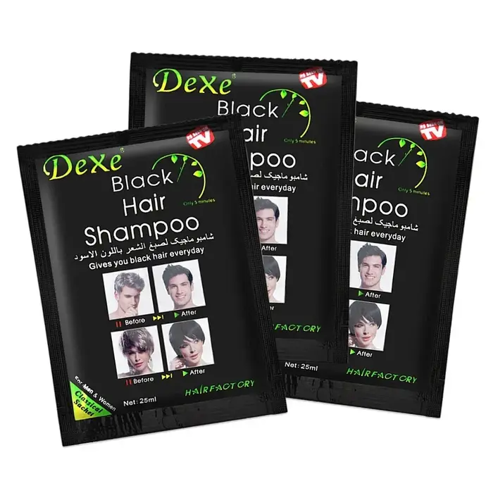 Dexe – shampoing pour cheveux noirs rapides