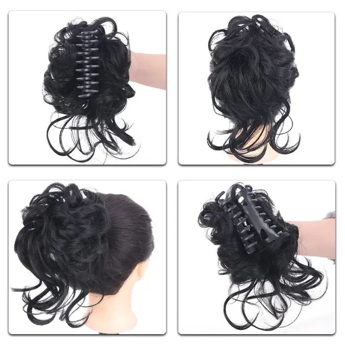 Chignon synthétique désordre