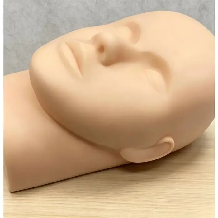Tête de mannequin pour formation aux extensions de cils et kit de cils, modèle d'entraînement au maq