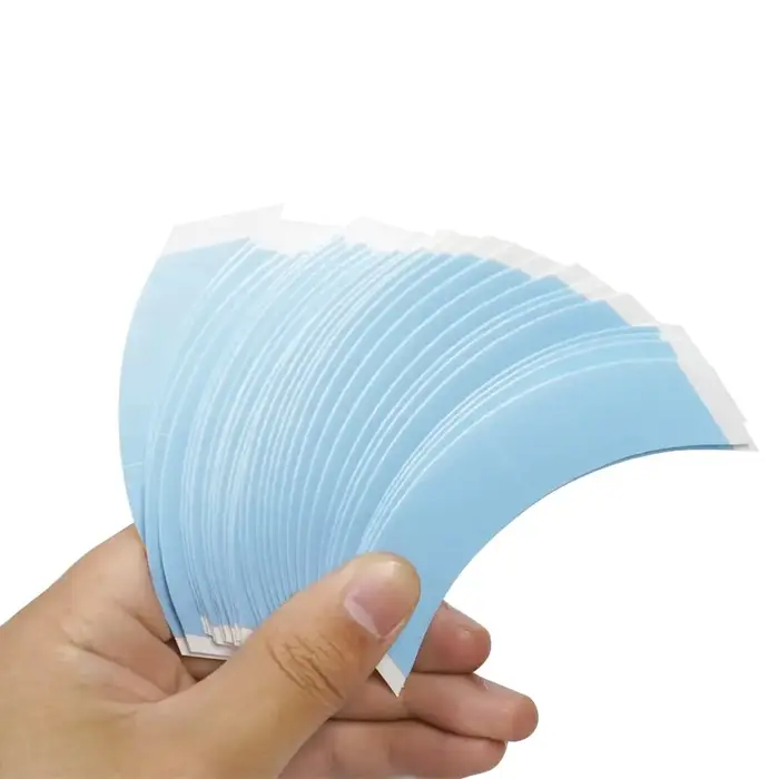Ruban adhésif courbé pour système capillaire, 36 pièces, bandes super adhésives pour extensions/perr