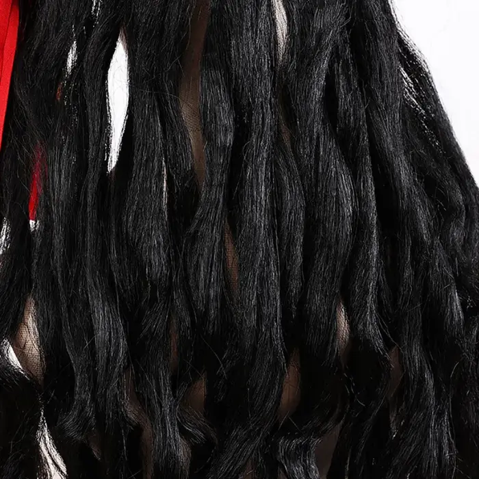 Perruque de chapeau de Pirate des caraïbes pour hommes adultes