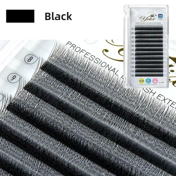 Yelix-Extension de cils en forme de Y OJ, cils tissés à la main, cils naturels de qualité supérieure
