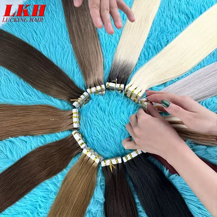 Bande dans les extensions de cheveux