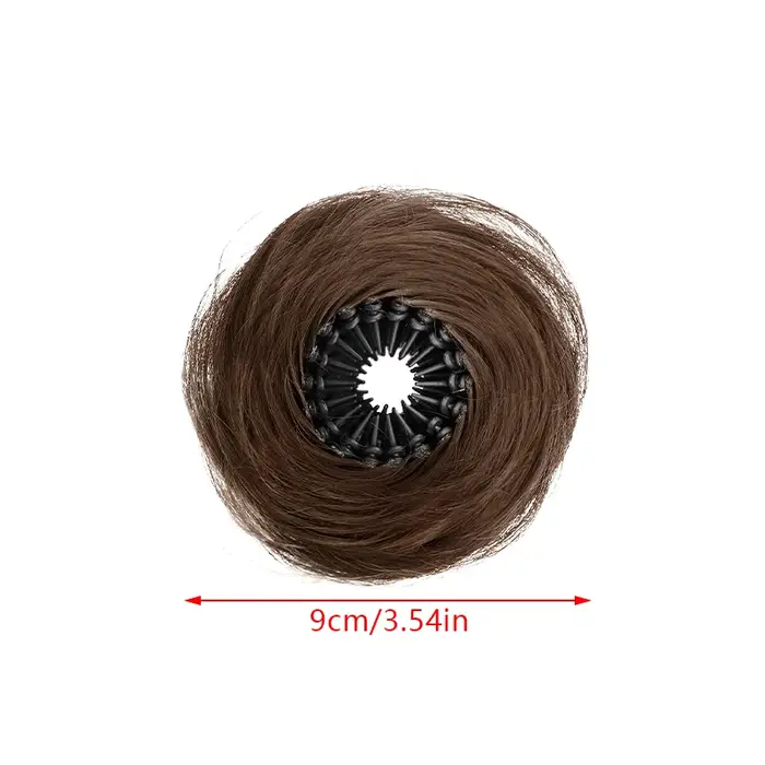 Chignon synthétique lisse à clipser