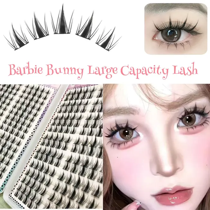 Extensions de cils individuels en grappe