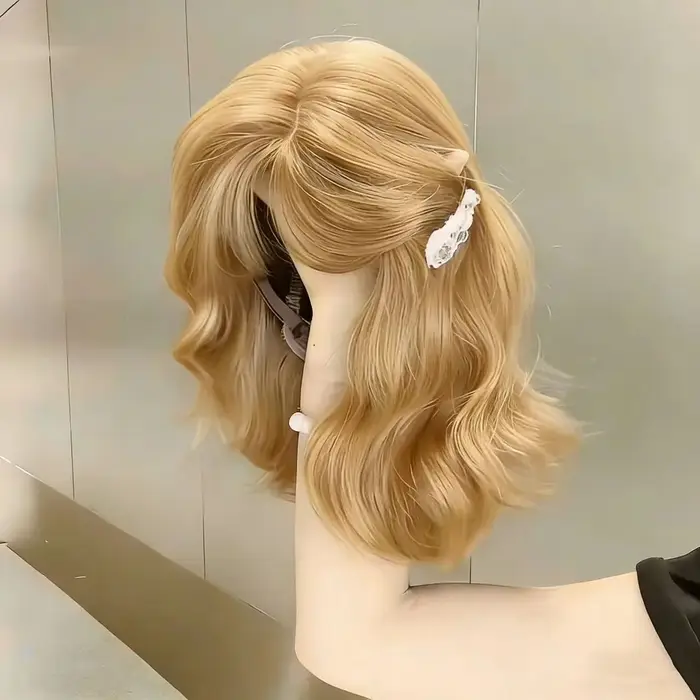 Perruque synthétique courte pour femme