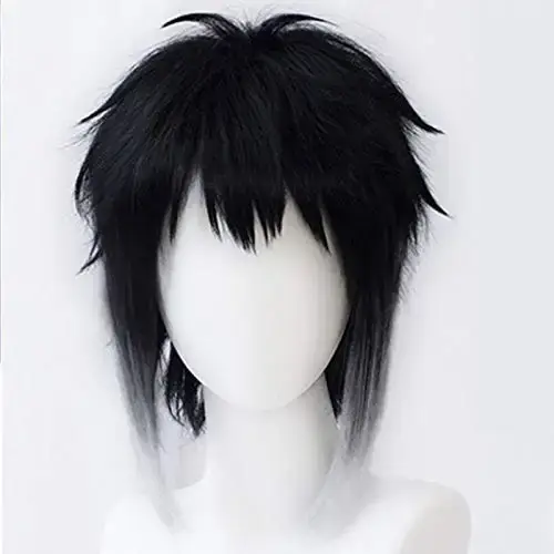 Perruque de cosplay Akutagawa Ryunosuke pour hommes
