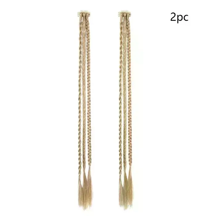 1 Paire de Tresses Synthétiques avec Clip