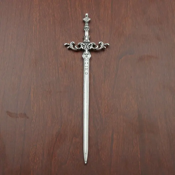 Pince à cheveux rétro épée Viking Wave