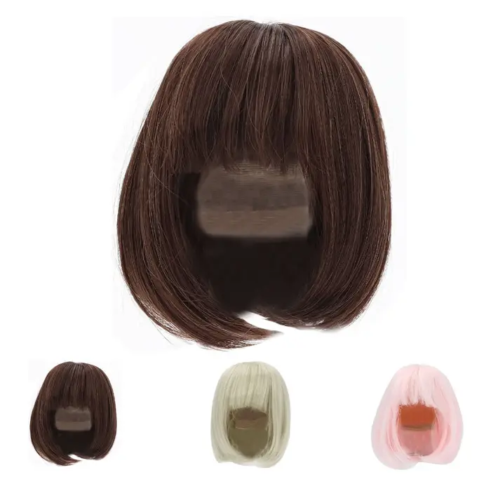 Perruque pour poupée, cheveux raides