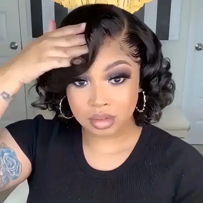 Perruque Lace Front Wig noire