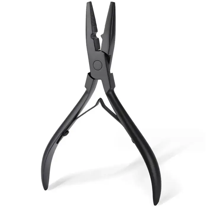 Pince professionnelle pour extensions de cheveux, pince d'application de trame, Micro perles à maillons, pince plus proche
